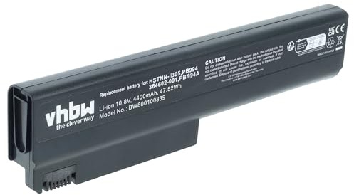 vhbw Akku kompatibel mit HP Compaq Business NX6110/CT | NX6110, NX6105, NX6100, NX5100, NC6400 Notebook (4400 mAh, 10,8 V, Li-Ion)