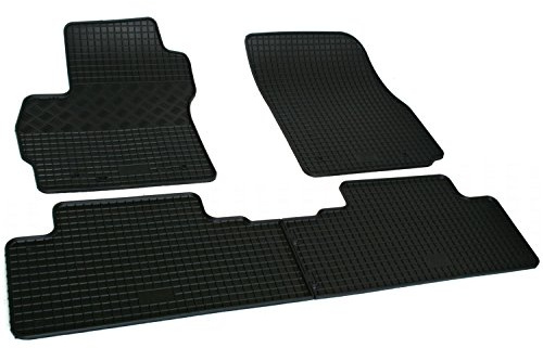 Gummi Fußmatten Set, 4teilig, Gummifußmatten Gummimatten Matten