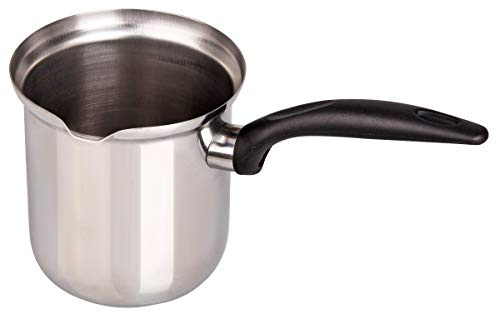 Fackelmann Kaffee- und Milchtopf 800ml, Schwarz/Silber