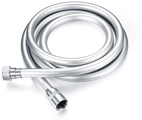 Smooth Shower Hose, 1.8M/70 Inch, PVC Copper Core, Universal Replacement, Anti-Winding, Anti-Kinking and Leakage