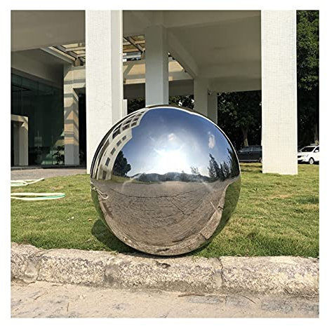 LM-Coat rack XINGLL Reflektierende Gartenkugeln, Reflektierende Kugel Für Garten Yard Rasenteich Schwimmende Ornament, Outdoor Durable Seamless Poliert Glänzende Hohlkugel, Silber