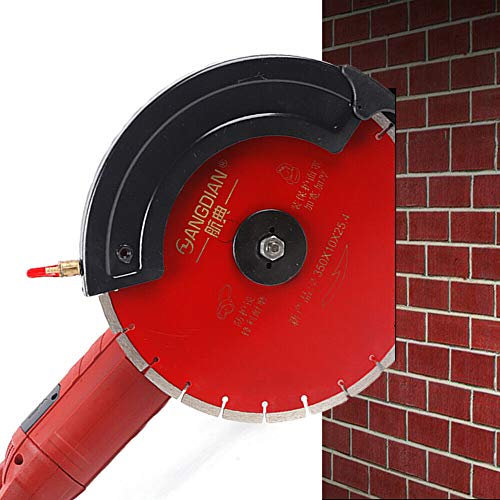 Fresa a fessura per muri, fresatrice elettrica da parete, 220 V, 4300 giri/min, con lama per sega rossa, adatta per calcestruzzo, mattoni rossi Marmo