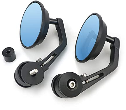 Specchietti Laterali Per Husqvarna Per Svartpilen 401 250 701 Vetro Blu Retrovisore Rotondo Manubrio Bar End Retrovisore Laterale Specchi Accessori Moto Specchi