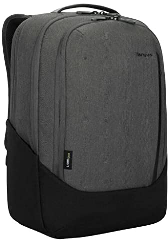 Targus TBB94104GL Cypress 15,6 Hero-Rucksack mit EcoSmart® - Grau Ergonomische Strukturiertes Design