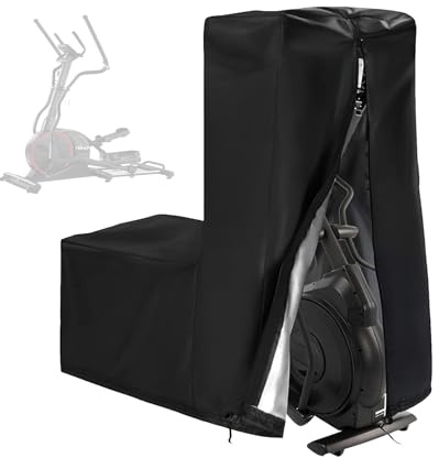 Micblaco Elliptical Cover, 420D Oxford Fabric, Waterproof & Dustproof, 71''L x 29''W x 65''H, Black