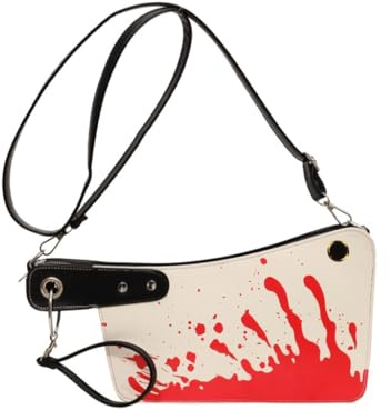 Pochette élégante en forme de couteau, sac à bandoulière tendance, sac à main pour essentiel culinaire, blanc