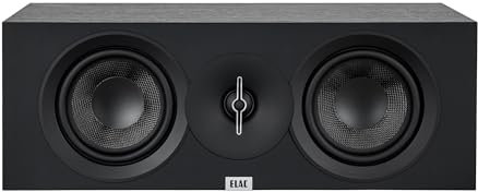 ELAC Altoparlante centrale Debut C5.3 – ideale per la riproduzione musicale tramite il tuo impianto stereo come parte di un sistema surround 5.1, suono leggendario, design elegante – altoparlante