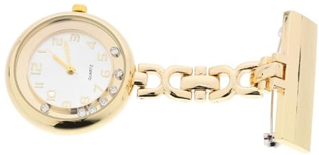 WRITWAA 3stücke Krankenschwesteruhr Mit Clip-Design Modische Damenuhr Aus Elegante Fob-Uhr Mit Strass Für Pflegeberufe Für Kollegen Und Freunde