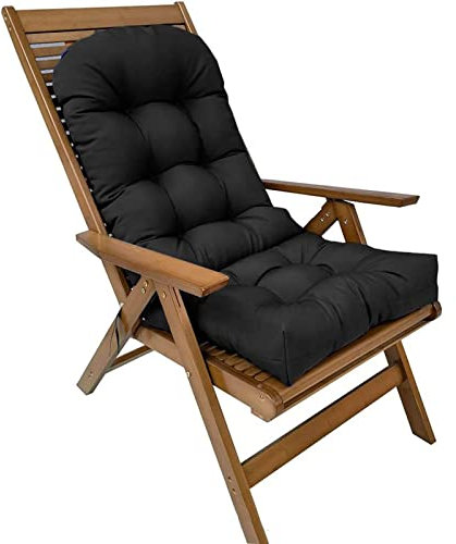 Adirondack Wasserabweisendes Sitzkissen für Terrasse, Schaukelstuhl, drinnen und draußen, hohe Rückenlehne, weich, verdickt, Chaiseliege, Kissen, überfüllte Auflage für Terrassenstuhl