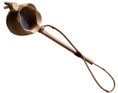 Passoire à thé pratique en bambou. Passoire à thé pratique en bambou avec longue pour les feuilles en vrac et les tisanes