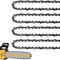4-Pack Chainsaw Chain for 14 Inch (35cm) Bar, 3/8 LP Pitch, .043 Gauge, 52 Drive Links, Fits for Bosch, Karcher, Husqvarna, Makita and More - Without Guide Bar