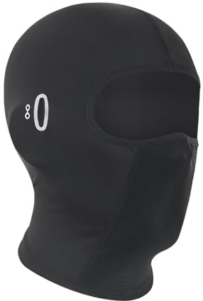 LuxStellar Sturmhaube Motorrad, Atmungsaktive Sturmmaske mit UV Schutz Balaclava Herren für Motorradfahren Radsport Outdoor Wintersport Leichte Sturmhaube Motorrad Sommer Windschutz Maske in Schwarz