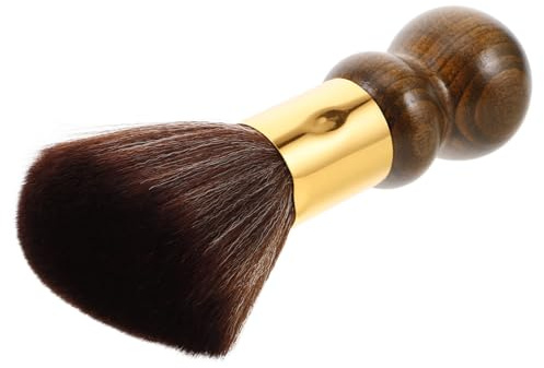 Bartbürste für Männer, Weiche Borsten, Tragbar, Kaffeefarbe | Haar und Bart, zu Hause und Friseursalon, Formstabil, Griffbereit, für Haarstyling