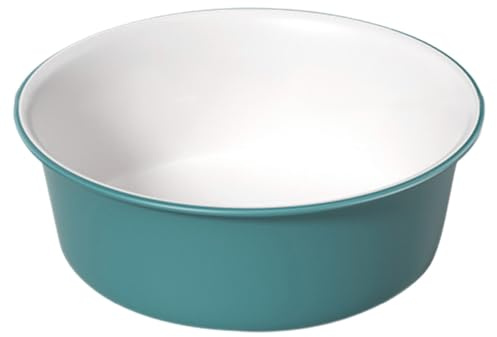 GALPADA Bassine en Plastique Ronde Vert Grosse Capacité Résistante à L'usure Lavage du Visage Trempage des Pieds, Maison Salon
