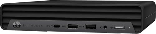 HP EliteDesk 800 G6 Mini Computadora de Sobremesa, Intel Core i5-10500, 16 GB de RAM, SSD de 256 GB, Wi-FI, Bluetooth, sin teclado ni ratón, Windows 11 Pro (reacondicionado)