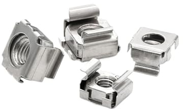 Tuerca flotante de jaula con orificio, Paquete de tuercas for jaula tarjetas M4 M5 M6 M8(200pcs M4)