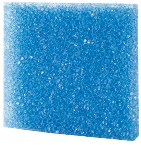 Filterschaum, grob, blau, 50x50x3 cm