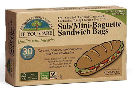 If You Care - Sub & Baguette Sandwich Bags - 30s