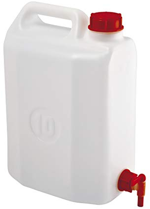 Mobil Plastic LT10 Tanica con Rubinetto, Neutro