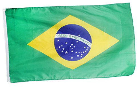 Grande Drapeau Brésil Bannière Félicitations Brésilien Flag - 150*90CM