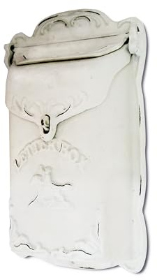 Nach dy-2913aw Cara Mailbox Gusseisen antik, weiß