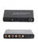 Convertitore di estrattore audio HDMI 3D 4K 3D HDMI 5.1 Canale Adattatore per Network/TV HD/DVD per PS3 per Xbox 360 100-240V (nero)