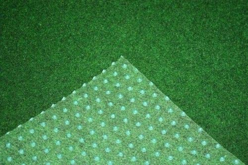 Rasenteppich Kunstrasen Premium grün weich Meterware, verschiedene Größen, mit Drainage-Noppen, wasserdurchlässig (200x300 cm)