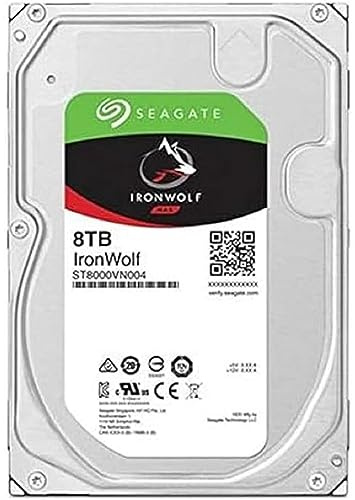 Seagate IronWolf ST8000VN004 Internal Hard Drive 3.5 8000 Go Série ATA III