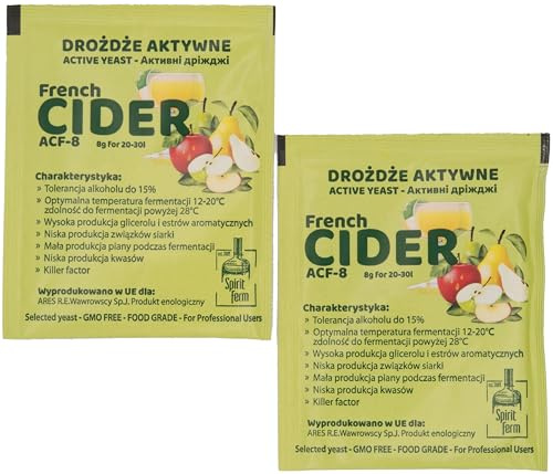 2x Apfelweinhefe Spiritferm Cider Weinhefe französisch