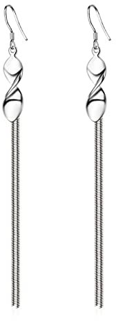 Ohrringe Groß Modeschmuck, Ohrringe Damen Modern Quasten Silber Kupfer Frauen Schmuck