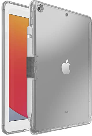 OtterBox Symmetry Clear Hülle für iPad 10.2 Zoll (9. 8. 7. Gen),Transparent | Für iPad 10.2 (2021/2020/2019), Sturzsichere, schützende dünne Hülle, getestet nach Militärstandard