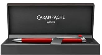 Caran d'Ache Kugelschreiber LEMAN SLIM in der Farbe Rouge Carmin, 4781.580