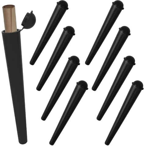 8 Stück Joint Hülle,Joint Tube,Joint Case,Joint Box - 120mm Lang | Siegel Tragbar mit Deckel,Joint-Behälter,Joint-Hülse Transporthülle,Plastik Joint Hüllen für Papier,Kleinteile
