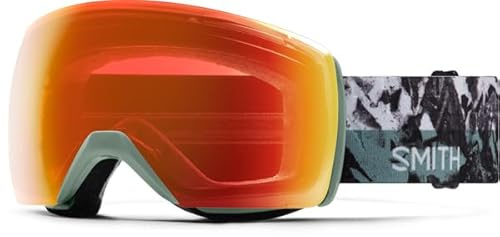 Smith Skyline XL Schneebrille 2025 sage Brush Paste up/chromapop Everyday red Mirror