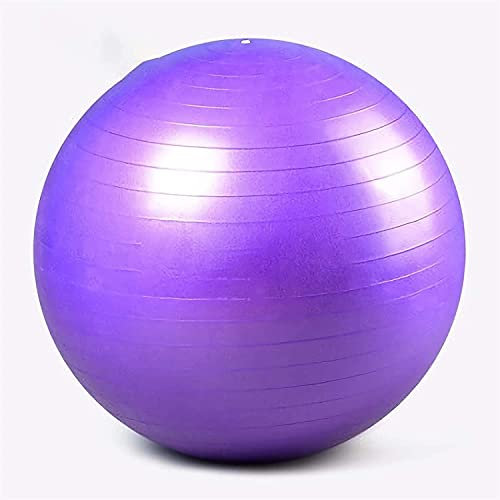 KAnduo 45-95cm Übungsball, Körperfitnessball, Pilates Ball Explosionssicherer Yoga-Kugel, Geburtsball für Yoga, Pilates, Fitness Gymnastikball(Purple,95cm)