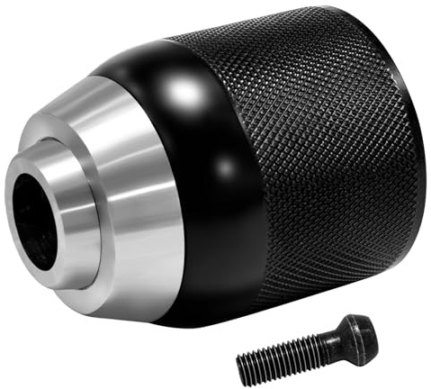 N196034 Chuck Keyless Fits for DeWALT DCD797D2 DCD797 DCD792 DCD791 DCD790 DCD796 DCD795 DCD709 DC988K DC984KN Brushless Cordless Compact Hammer Drill, 1/2 Chuck Keyless with 1/4-28 Left Hand