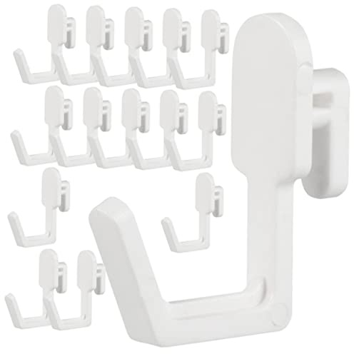 ULTECHNOVO 24pcs Pegboard Hooks for Pegboards Plastic Tool Organizer Accessories for Kitchen Bedroom Workshop Tool Storage