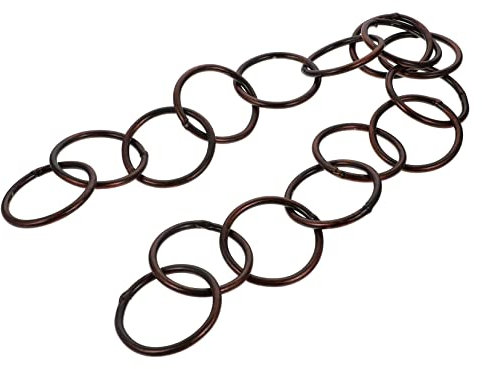 POPETPOP Catena per Pioggia in Alluminio per Grondaia Singola da Appendere Allesterno Catena per Pioggia da Balcone Robusta Ed Elegante Decorazione per Giardino