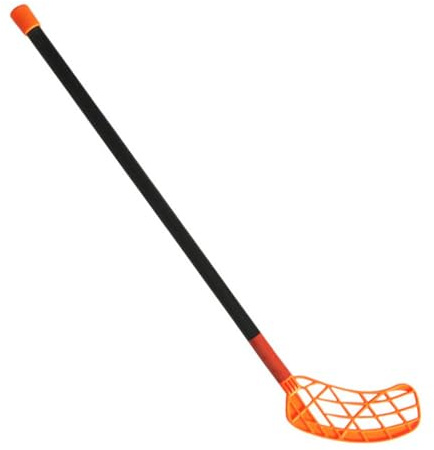 Qianly Feldhockeyschläger Floorballschläger für Kinder 75 cm für Teamaktivitäten, Orange