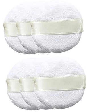 DEARMAMY 10pezzi Spugna Per Fondotinta Liquido Ultra Morbida Rivestita in Per Donna Ragazza Applicazione Correttore Blush Illuminante Espandibile Accessorio Per Ampie Zone Spolverata