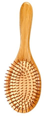 TOVINANNA 1 Pièce Massage Antistatique Portable pour Types Dents Fines Couleur Bois Naturel