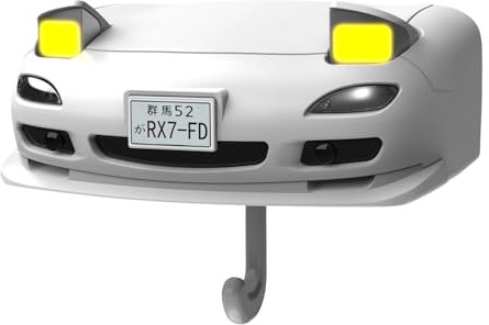 VIVIWI Llavero creativo con luz giratoria para coche, decoración de pared, soporte de lámpara, llavero ABS para vacaciones y ocasiones especiales