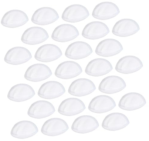 Gatuida 100 Pezzi Coppette Assorbilatte Monouso in Non Tessuto Bianco Adesivo per Allattamento, Assorbenti Sottili e Traspiranti per Prevenire Perdite e Mantenere Asciutto