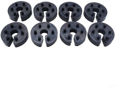 Suspension Travel Limiter Clip, Black Bumper Pad for Front Rear Axle Suspension System Protection(16MM)