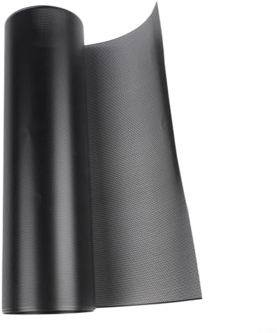 Wlinfetity PC-husfläkt dammfilter nät av PVC, tvättbar och återanvändbar, dammskydd för datorfläkt och elektronik, gör-det-själv kan klippas, 30 x 100 cm eller 50 x 100 cm, svart