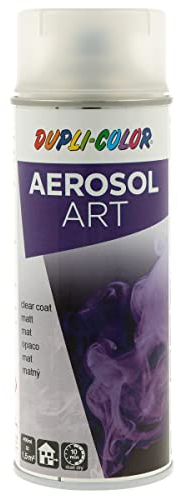 DUPLI-COLOR AEROSOL ART CLEAR COAT matt 400 ml, Spraylack für vielseitigen Einsatz, schnelltrocknend, hohe Deckkraft, für Innen- und Außenbereiche geeignet