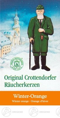 Rudolphs Schatzkiste Zubehör Crottendorfer Räucherkerzen Winter-Orange (24) NEU Erzgebirge Räucherkegel