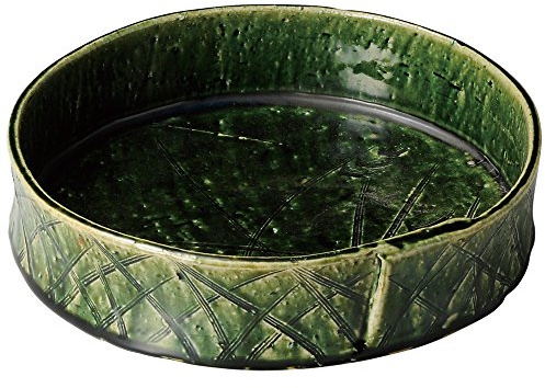 Yamashita Craft 14069750 Large Pot, White, Diameter 9.3 x 2.4 inches (23.5 x 6.2 cm), Oribe Herb Wrapping Type, 8.0 Planting Bowl