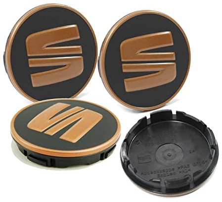 Accesorios Originales - Juego 4 Tapas Embellecedoras Centro Cubre Buje Rueda Llanta Aleación, 5F0601171TVK