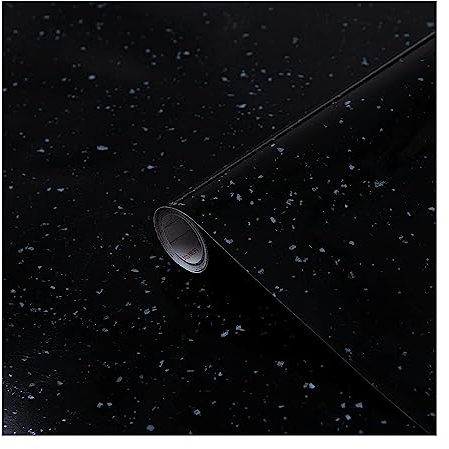 d-c-fix Pellicola Adesiva per mobili Granito nero pietra PVC plastica vinile impermeabile decorativa per cucina, armadio, porta carta rivestimento 45 cm x 2 m